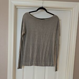 Source Unknown Gray Long Sleeve Top